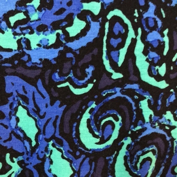 Cable & Gauge Women’s Tunic Top L Blue Green Swing Style Buttons in Back Soft - Picture 2 of 10